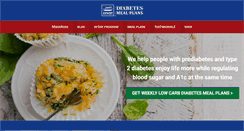 Desktop Screenshot of diabetesmealplans.com
