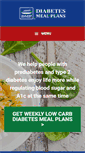 Mobile Screenshot of diabetesmealplans.com